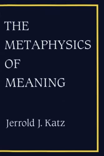9780262610827: The Metaphysics of Meaning (Representation and Mind series)