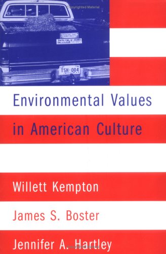 Beispielbild fr Environmental Values in American Culture zum Verkauf von Better World Books