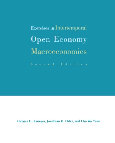 9780262611305: Exercises in Intertemporal Open-Economy Macroeconomics, second edition (The MIT Press)
