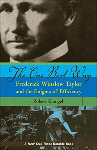 9780262612067: The One Best Way: Frederick Winslow Taylor and the Enigma of Efficiency (The MIT Press)