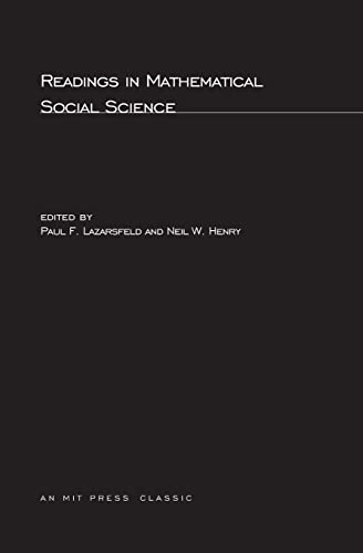 9780262620109: Readings in Mathematical Social Science (The MIT Press)