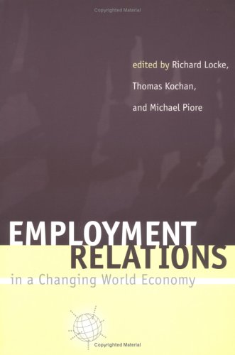Imagen de archivo de Employment Relations in a Changing World Economy (The MIT Press) a la venta por Wonder Book