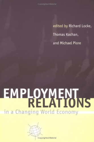 9780262620987: Employment Relations in a Changing World Economy (The MIT Press)