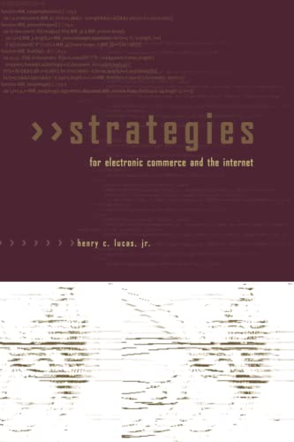 Beispielbild fr Strategies for Electronic Commerce and the Internet (MIT Press) zum Verkauf von Wonder Book