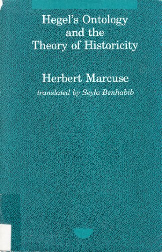 9780262631259: Marcuse: ∗hegels∗ Ontology & The Theory Of Histori City (paper) (Studies in Contemporary German Social Thought)