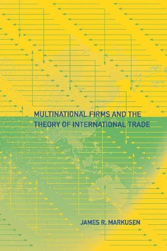 9780262633079: Multinational Firms And The Theory Of International Trade