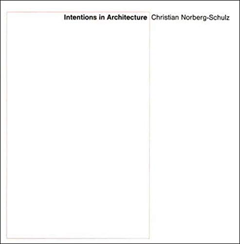 9780262640022: Intentions in Architecture