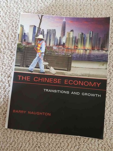 9780262640640: THE CHINESE ECONOMY: Transitions and Growth (The MIT Press)