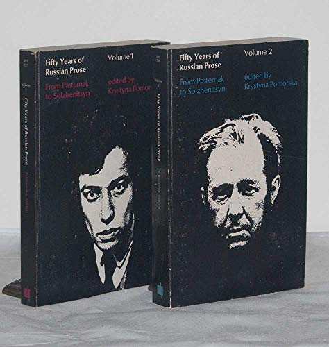 Stock image for Fifty Years of Russian Prose - Vol. 1: From Pasternak to Solzhenitsyn for sale by Wonder Book