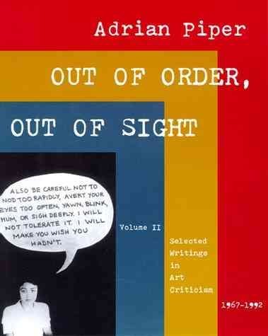 Out of Order, Out of Sight: 2-volume set (9780262661546) by Piper, Adrian
