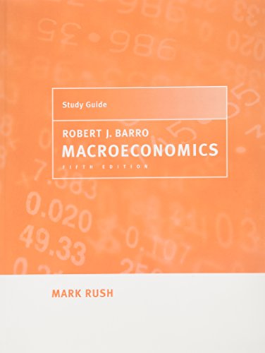 9780262681032: Study Guide to Accompany Macroeconomics (The MIT Press)