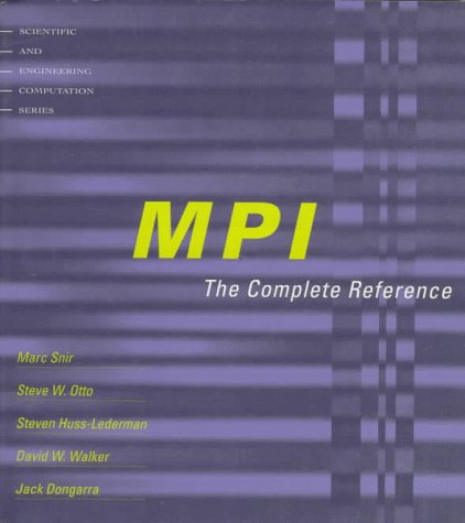 9780262691840: MPI: The Complete Reference (Scientific and Engineering Computation)