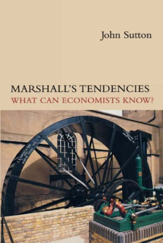 9780262692793: Marshall's Tendencies: What Can Economists Know?