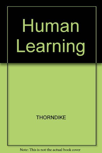 Imagen de archivo de Human Learning a la venta por ThriftBooks-Dallas