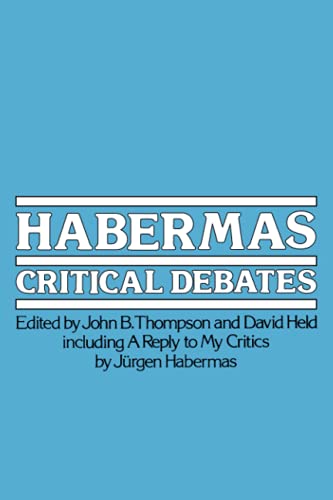 Beispielbild für Habermas: Critical Debates (The MIT Press) zum Verkauf von Books From California