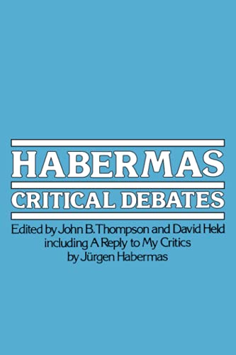 9780262700238: Habermas: Critical Debates (The MIT Press)