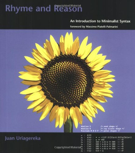 Rhyme and Reason: An Introduction to Minimalist Syntax (9780262710084) by Uriagereka, Juan
