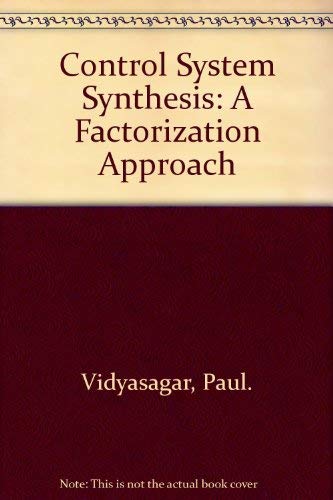 Imagen de archivo de Control System Synthesis : A Factorization Approach a la venta por HPB-Red