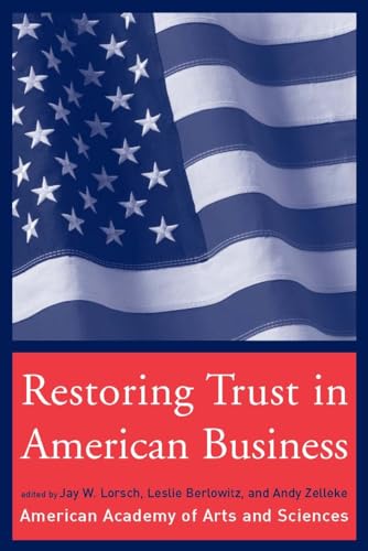 Stock image for Restoring Trust in American Business for sale by gearbooks