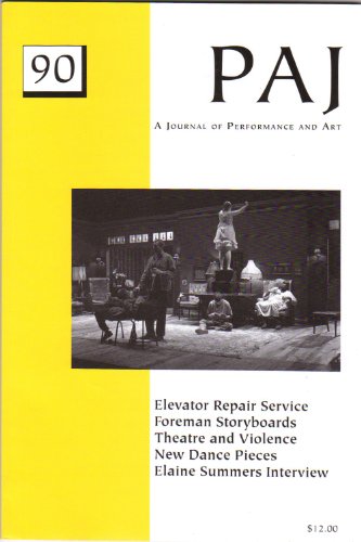 Stock image for PAJ: A Journal of Performance and Art, September 2008 Bonnie Marranca for sale by Schindler-Graf Booksellers