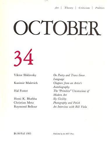 October #34, Fall 1985