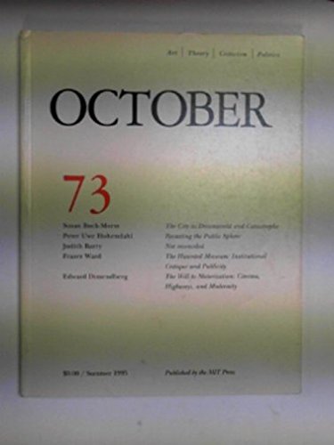 October 73, Summer 1995 (9780262752237) by KRAUSS, Rosalid & Others (eds)