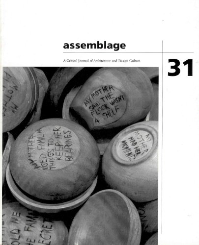 Assemblage 31 a Critical Journal of Architecture and Design Culture (31) (9780262758901) by Catherine Ingraham; K. Michael Hays