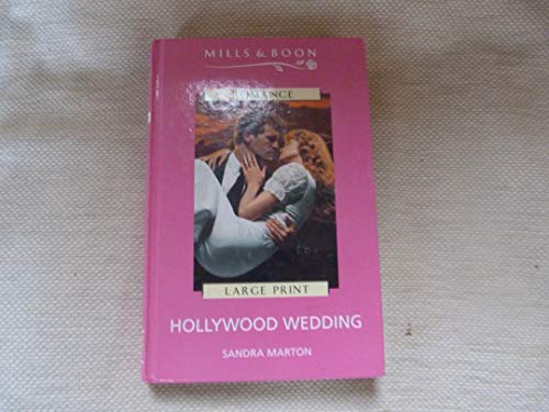 Imagen de archivo de Hollywood Wedding (Thorndike Large Print Harlequin Series) a la venta por Goldstone Books