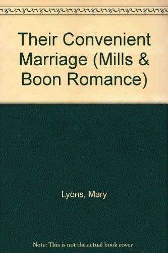 Their Convenient Marriage (9780263166316) by Lyons, Mary