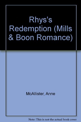 Rhys's Redemption (9780263167443) by McAllister, Anne