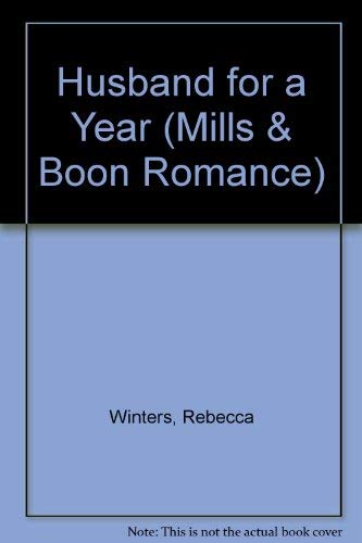 9780263172348: Husband For A Year (Thorndike Large Print Harlequin Series)