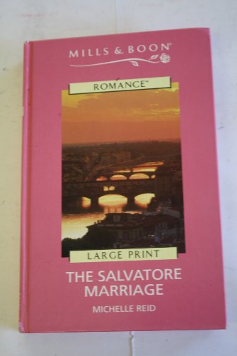 Beispielbild fr Salvatore Marriage, The zum Verkauf von The Yard Sale Store