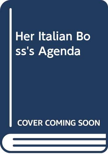 9780263189704: Her Italian Boss's Agenda (Romance Large)