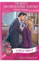 Beispielbild fr The Boss's Unconventional Assistant (Romance Large Print) zum Verkauf von WorldofBooks