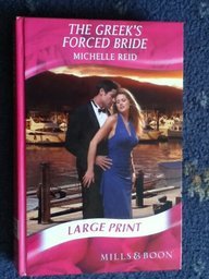 Beispielbild fr The Greek's Forced Bride Lp zum Verkauf von Better World Books Ltd