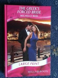 9780263205954: The Greek's Forced Bride (Mills & Boon Largeprint Romance)