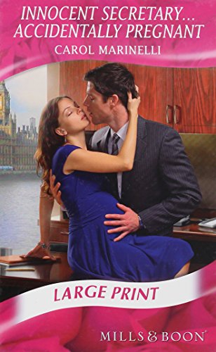 9780263212075: Innocent Secretary...Accidentally Pregnant (Mills & Boon Largeprint Romance)