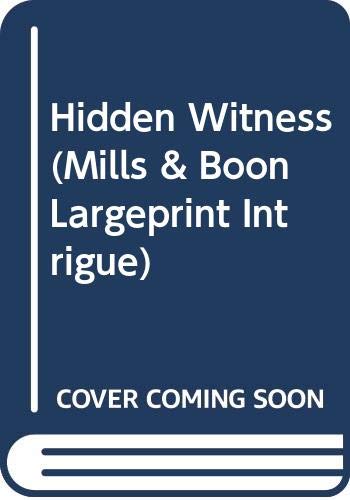 9780263259834: Hidden Witness