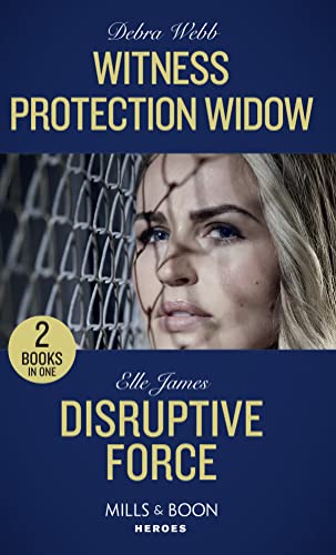 Stock image for Witness Protection Widow / Disruptive Force: Witness Protection Widow (A Winchester, Tennessee Thriller) / Disruptive Force (Declan  s Defenders) (Mills & Boon Heroes) for sale by AwesomeBooks