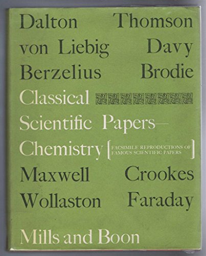 Stock image for Chemistry (Classical Scientific Papers) for sale by Anybook.com