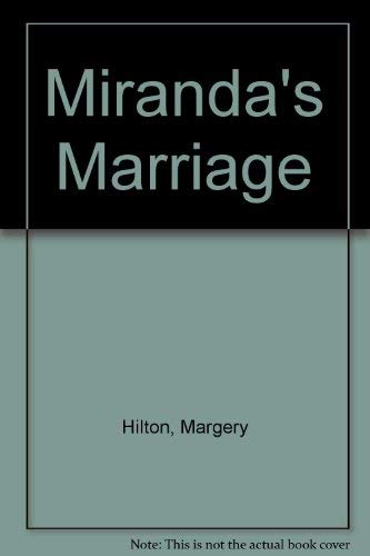 9780263734232: Miranda's Marriage