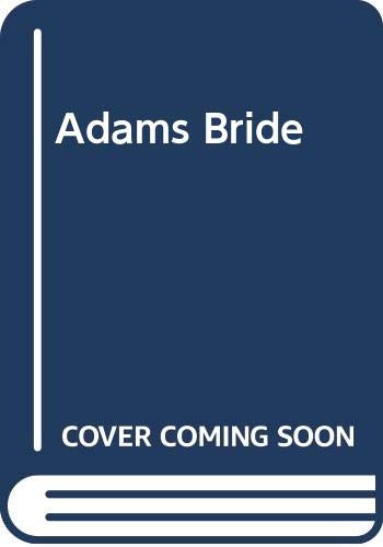 Adam's Bride (Bestseller Romance) (9780263748772) by Carter, Rosemary