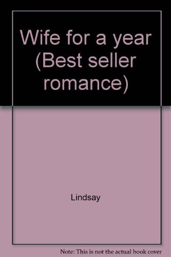 9780263755046: Wife for a year (Best seller romance)