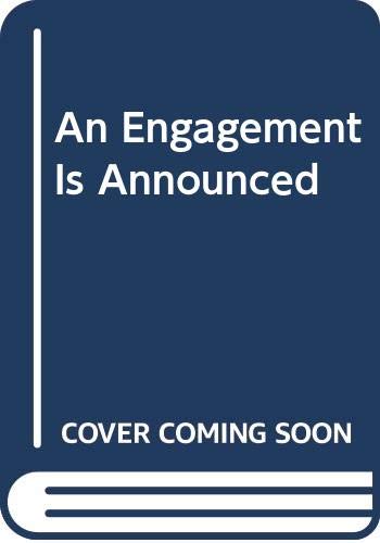 9780263756883: An Engagement Is Announced