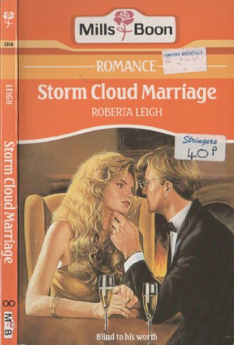 Beispielbild fr Storm Cloud Marriage zum Verkauf von Reuseabook