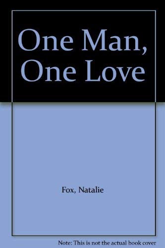 Imagen de archivo de One Man, One Love a la venta por AwesomeBooks