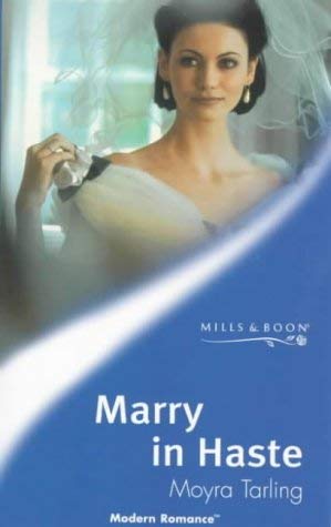 Imagen de archivo de Marry in Haste (Mills & Boon Modern) a la venta por AwesomeBooks