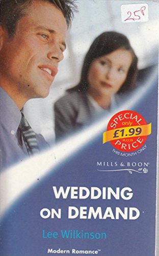 9780263825091: Wedding on Demand (Modern Romance)