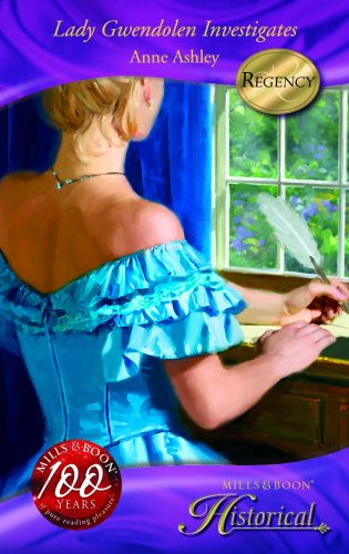 Beispielbild fr Lady Gwendolen Investigates (Mills & Boon Historical) zum Verkauf von WorldofBooks