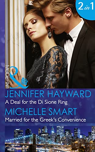 Stock image for A Deal For The Di Sione Ring: A Deal for the Di Sione Ring / Married for the Greek's Convenience (Mills & Boon Modern) (The Billionaire's Legacy, Book 7) for sale by Goldstone Books